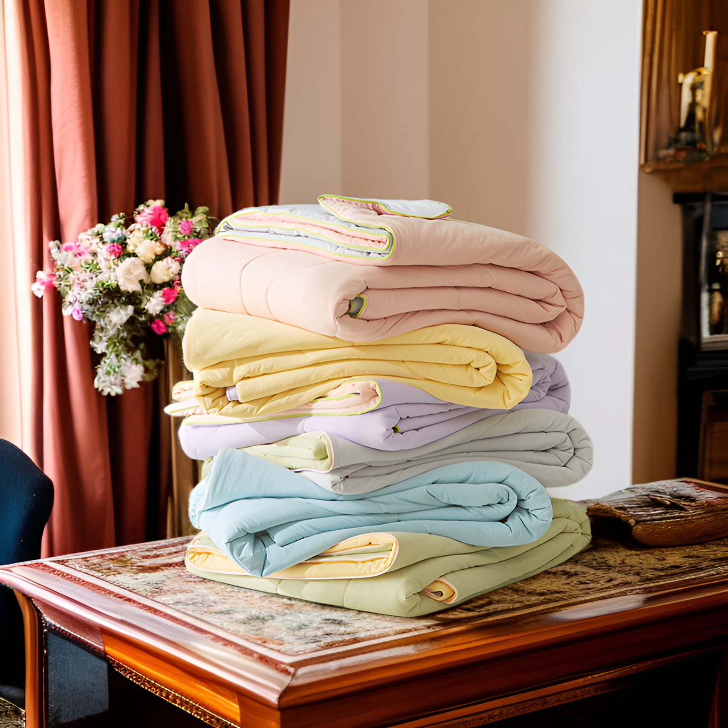 自宅で簡単に洗濯できるシルク布団