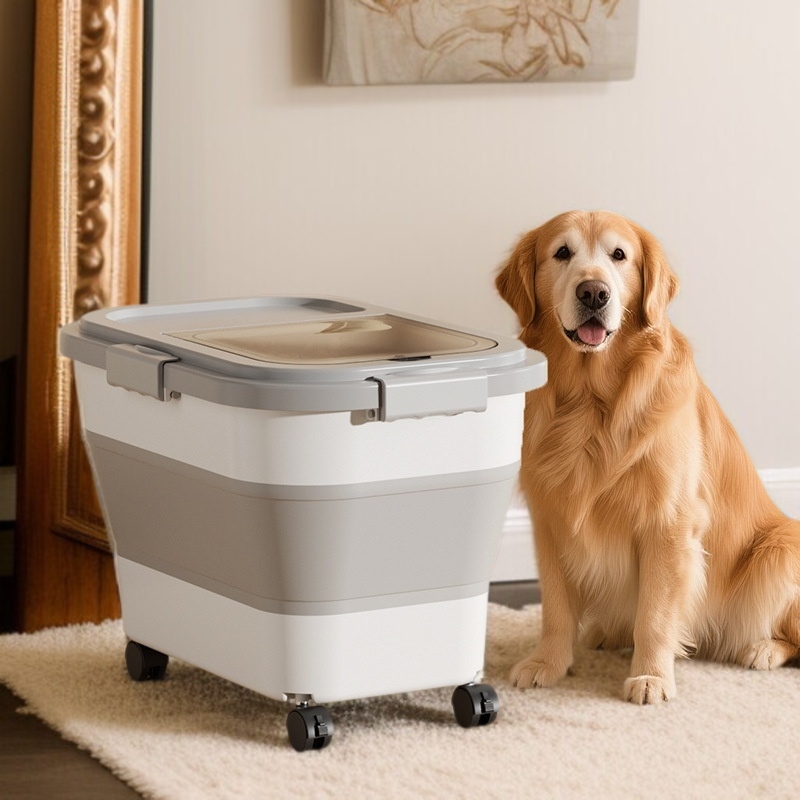 곡물보관수납함 곡물보관함 밀폐접이식방습수납함