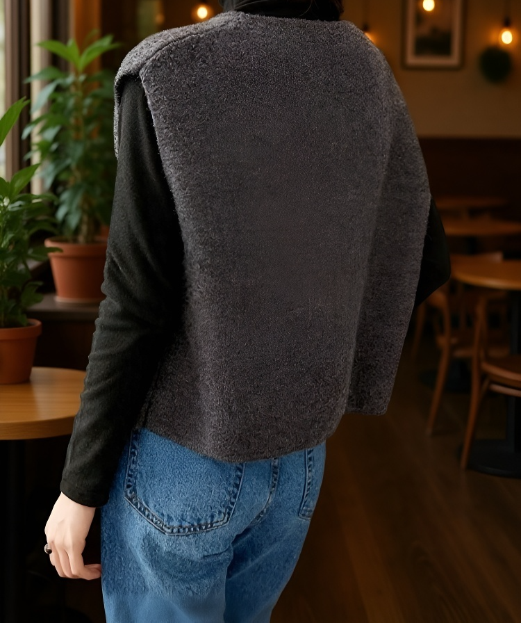 가을 겨울 레이어드 아이템 니트 조끼