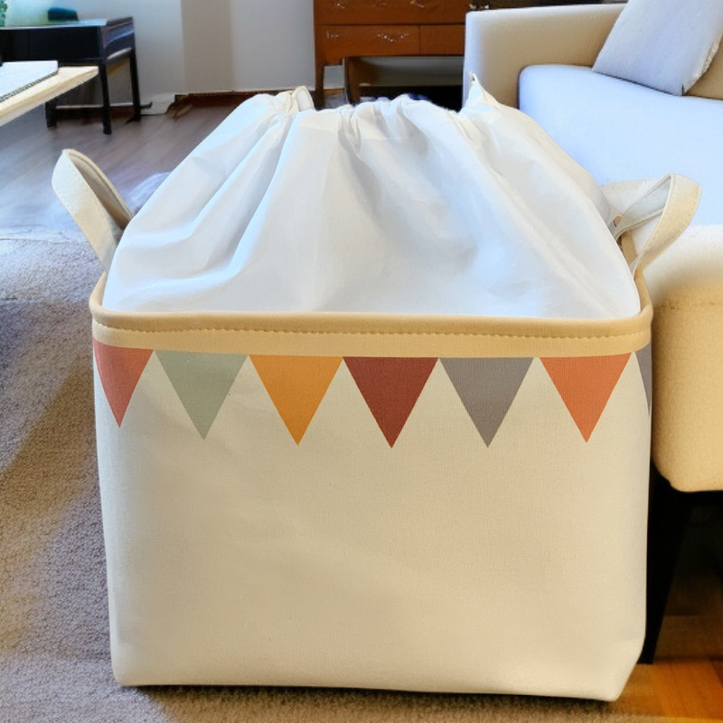Aufbewahrungsbox aus Segeltuch mit Stoffgürtel, Spielzeug-Garderobe, Kleidung Aufbewahrungsbox