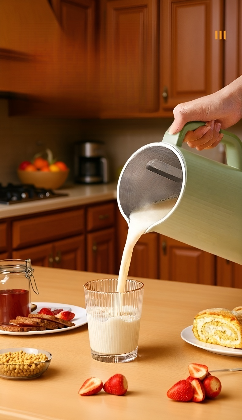 ブレンダーで作った新鮮なスムージー