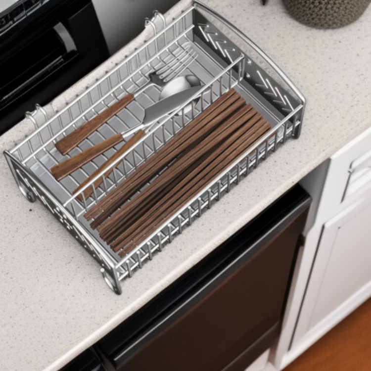 스테인리스 젓가락 케이스 물빠짐 거치대