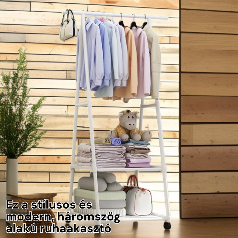 Háromszög alakú ruhafogas