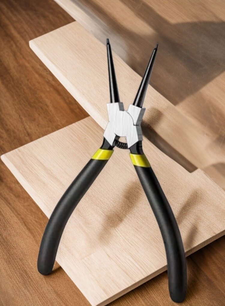 Spring-loaded pliers in industrial settings