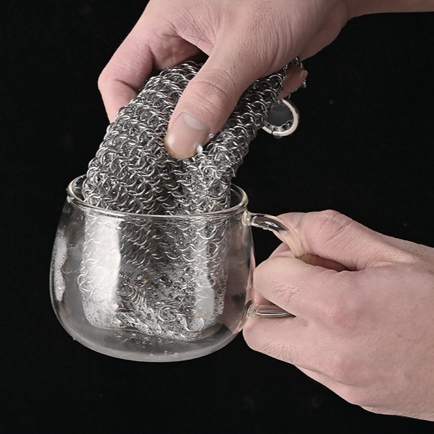 ลูกบอลทำความสะอาดครัวสแตนเลส