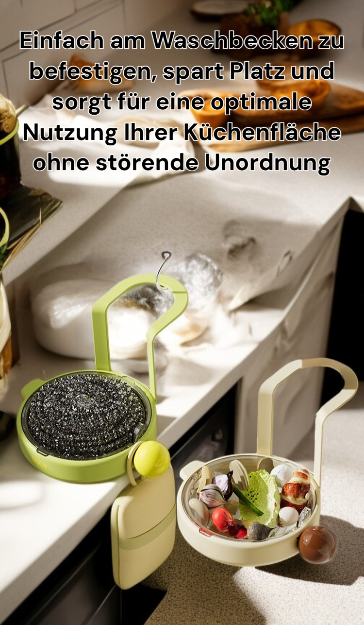 Hängender Abflusskorb für die Haushaltsküche am Spülbecken