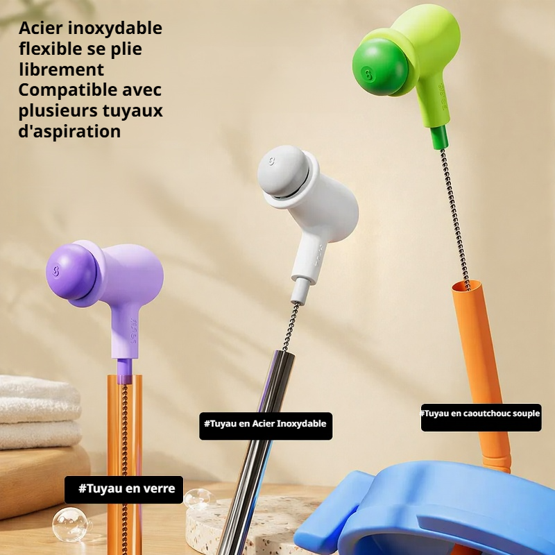 Brosse en forme de pois pour nettoyage précis