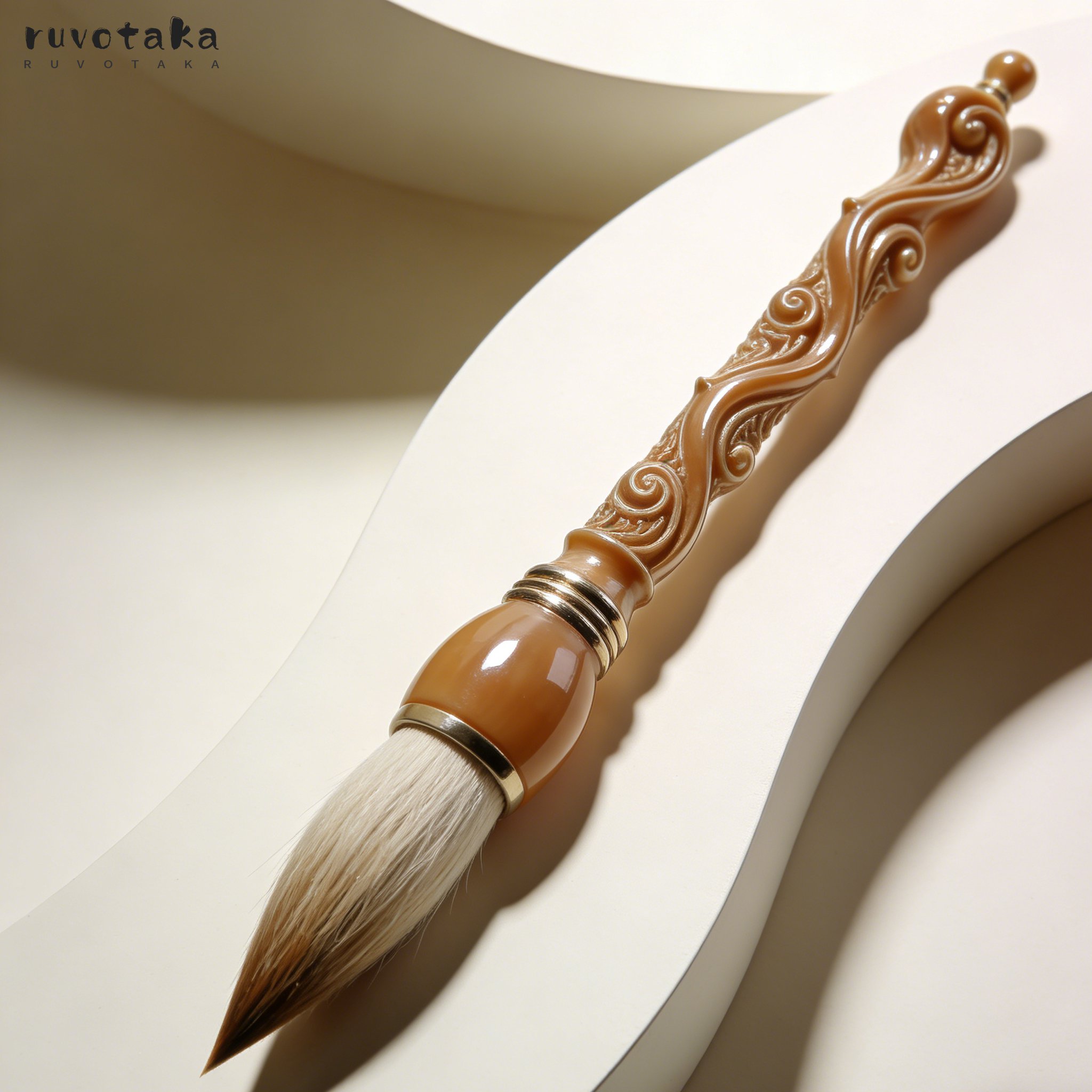 พู่กันจีนสำหรับเขียนหนังสือและวาดภาพ