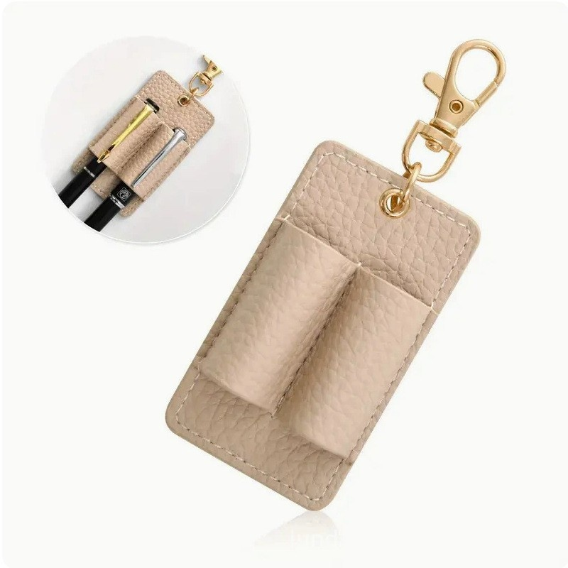 Travel Dual Groove Pen Clip Keychain, Convenient Organizer and Easy Removal