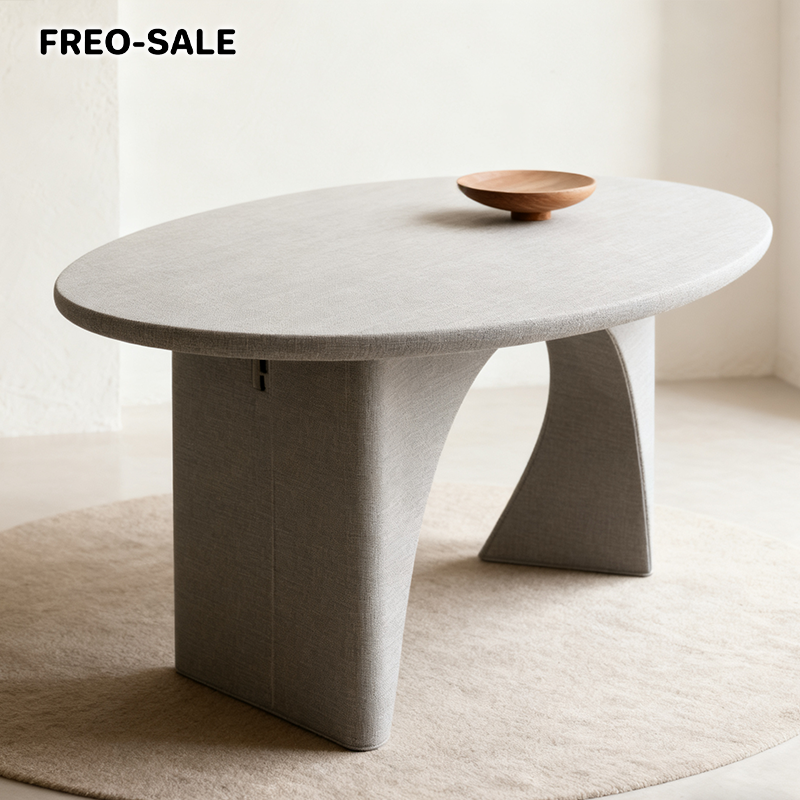 타원형 커피 테이블