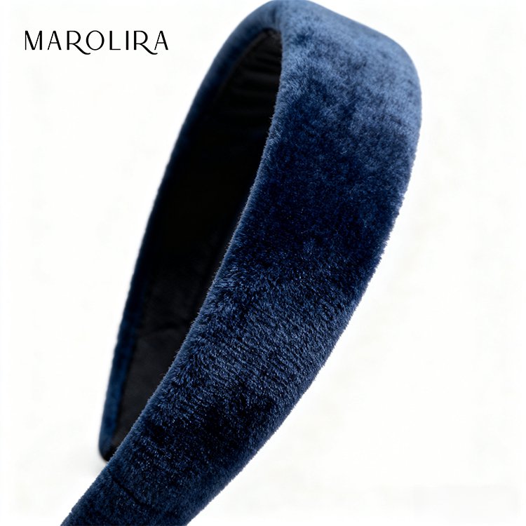 Jednoduchá čelenka v jednobarevném stylu – sada 3 kusů