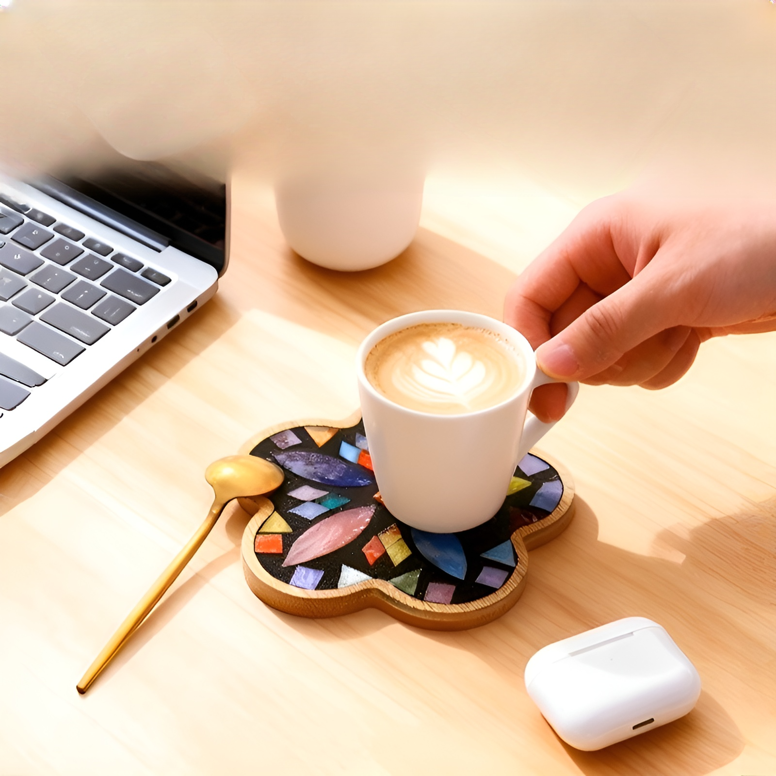 Mosaic Mica Coaster 