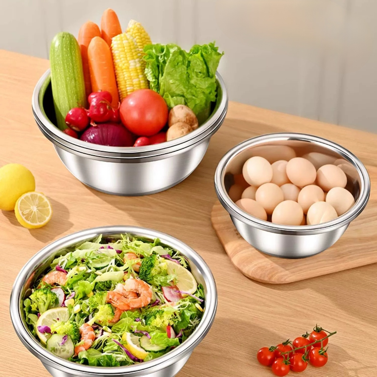 Stainless Steel Vegetable Washing Basin