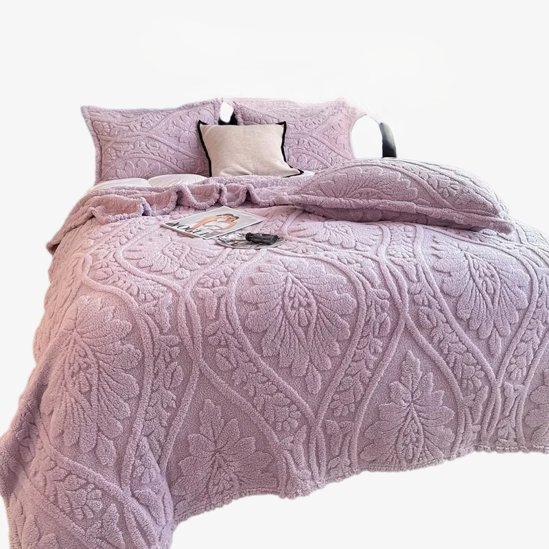 밀크 융단 융단 시트 보온 유럽 덮개 담요 겨울 담요 소파 담요