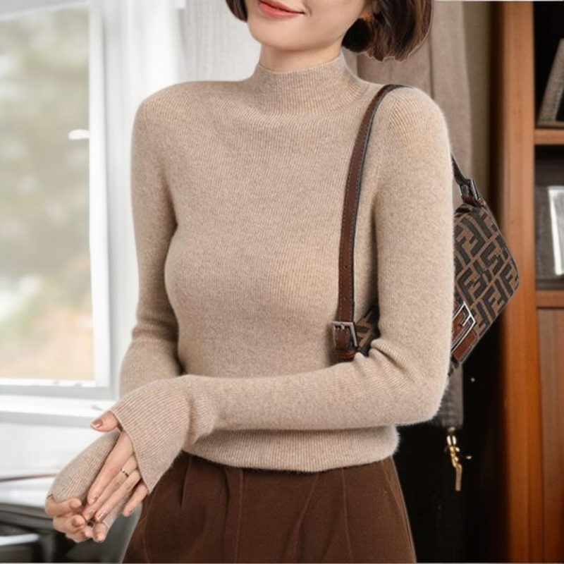 スリムフィットニットセーター