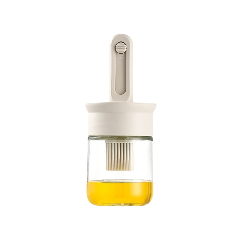 Kitchen glass oil pot can be extended and retracted