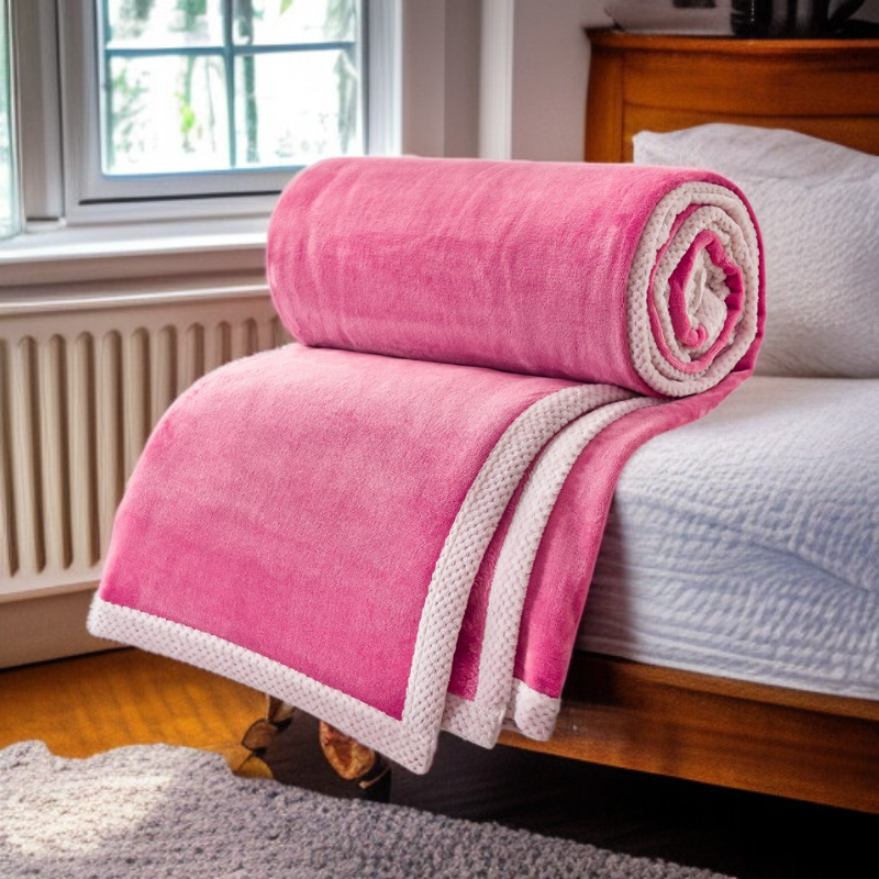 양면 두꺼운 밀크 플리스 담요