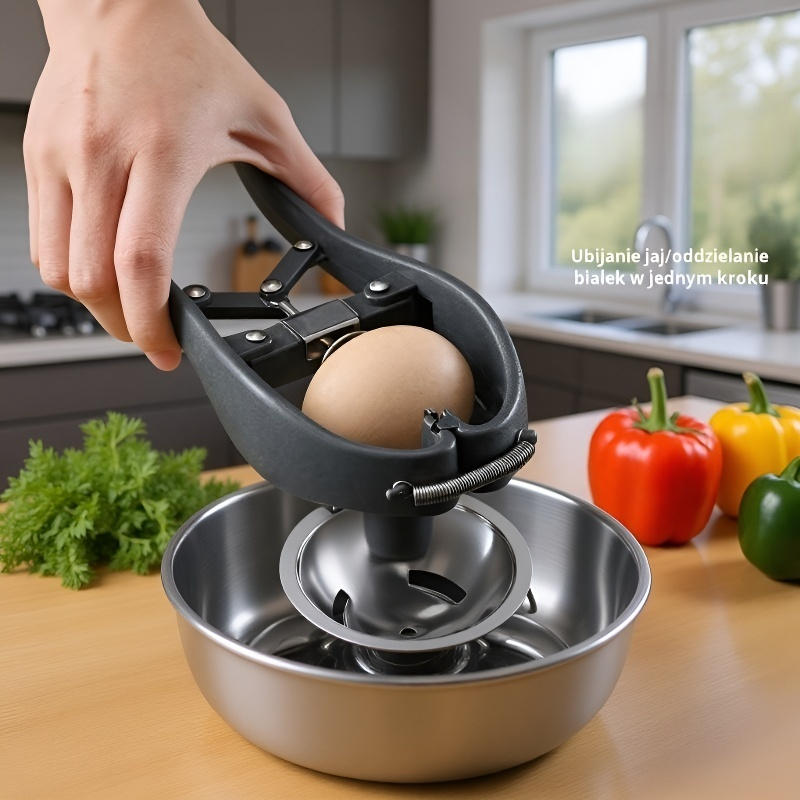Szybki separator jajek 2w1, otwieracz ze stali nierdzewnej 304 do jajek