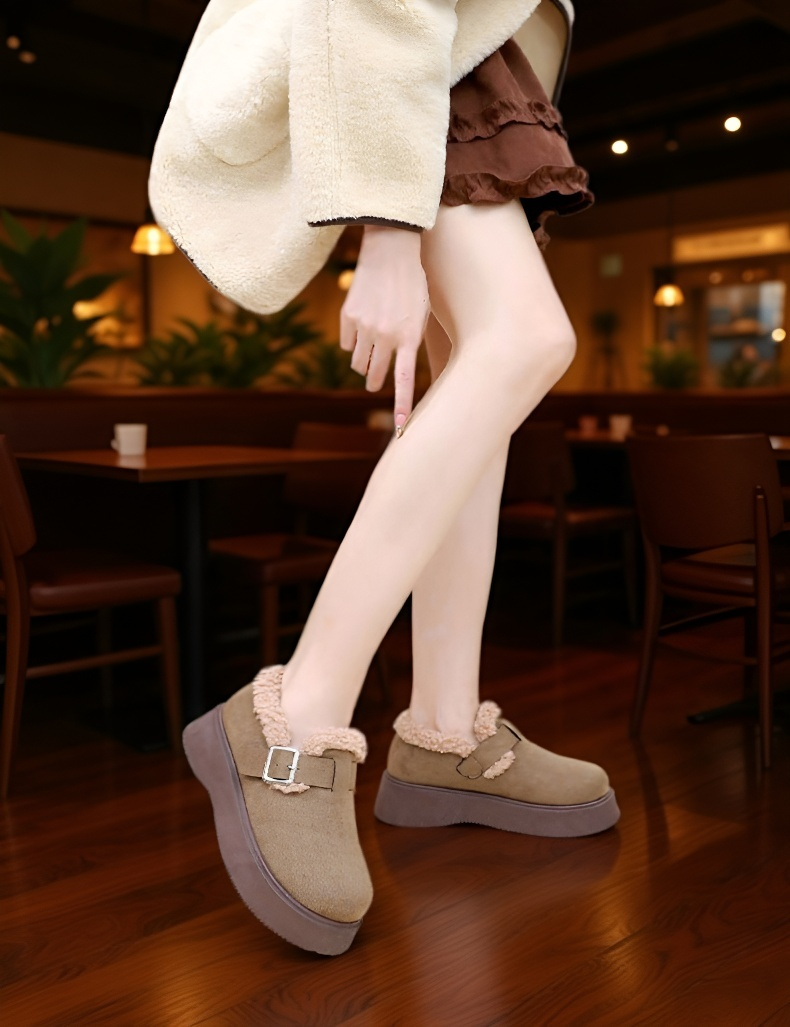 滑り止めアウトソール付きスノーブーツの底面