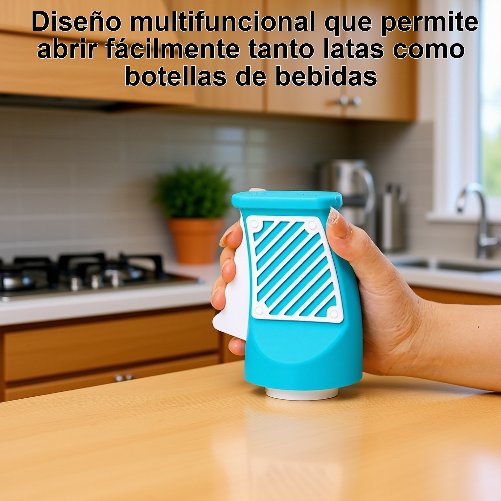 Abridor de latas y botellas de bebidas