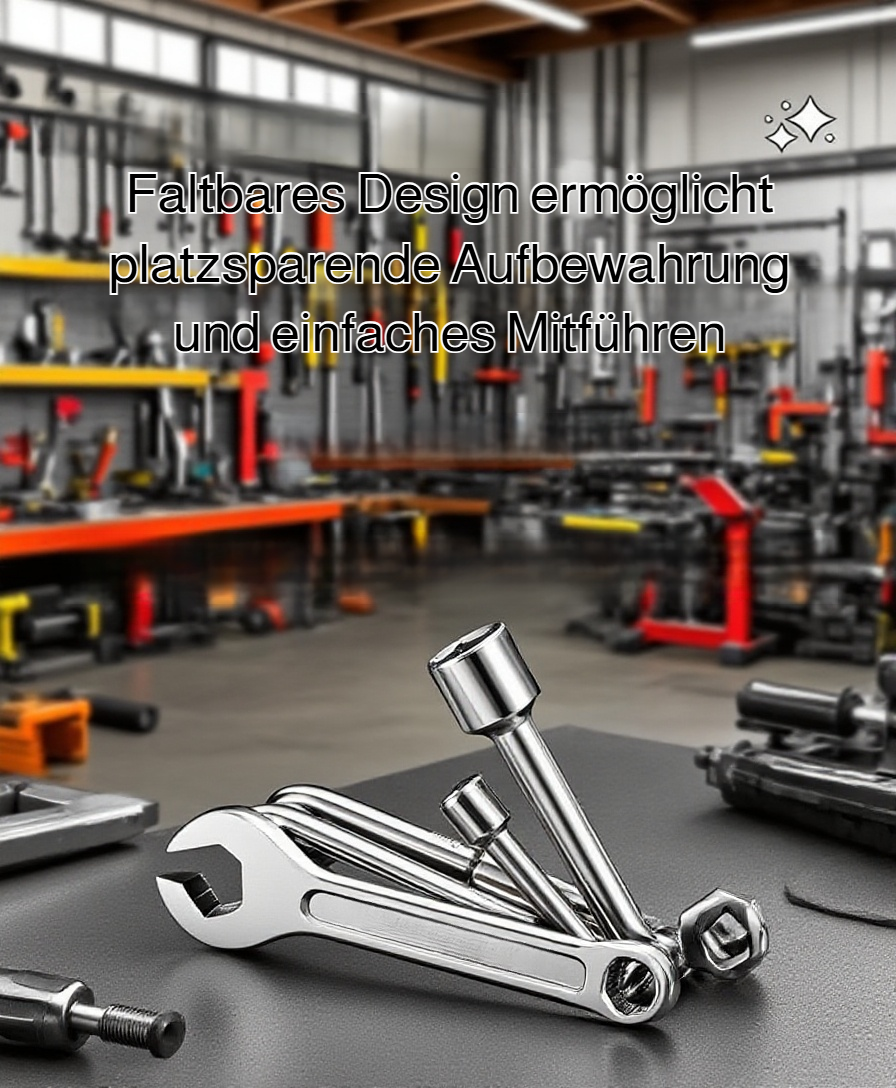 Multifunktionaler Steckschlüssel für unterwegs