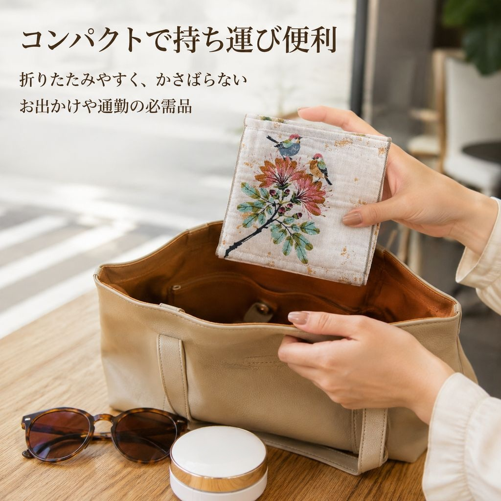 柔らかく通気性があり吸水性のある汗拭きタオル