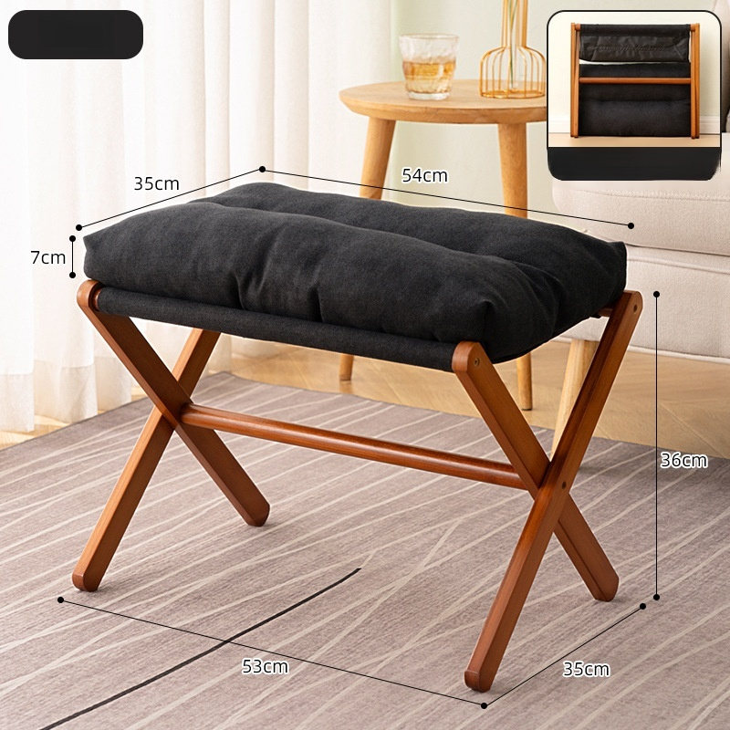 Portable Foldable Wooden Stool