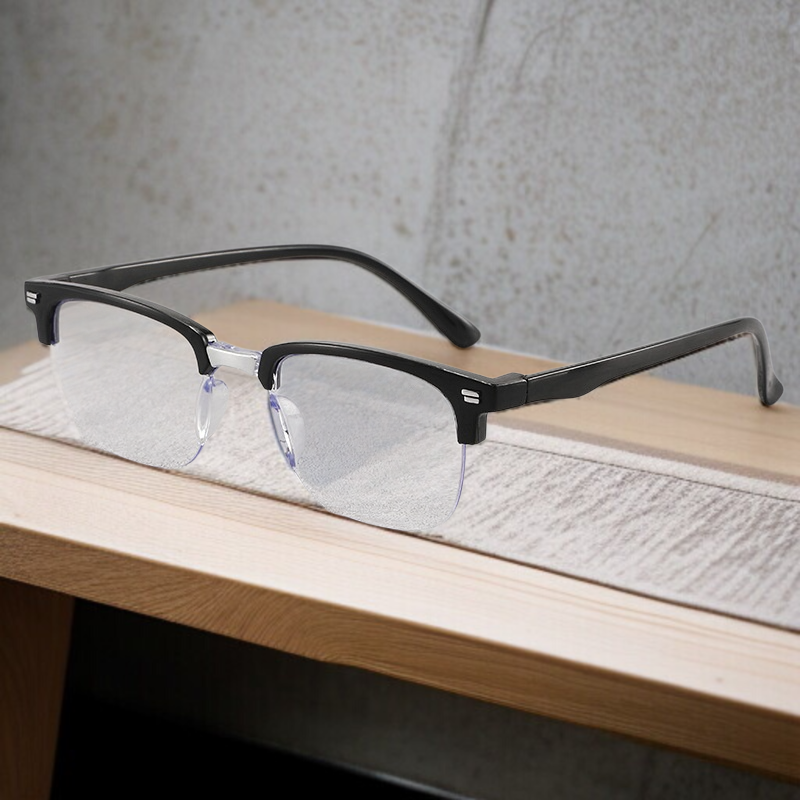 중장년 반테 안티 블루라이트 돋보기 빈티지 고글 돋보기 눈썹 반테 돋보기