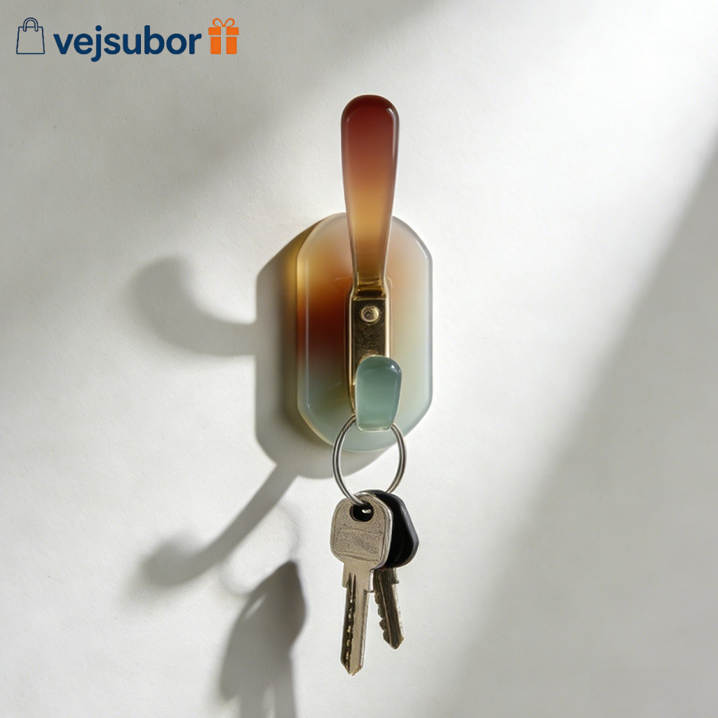 Durable metal key holder racks mounted on wall