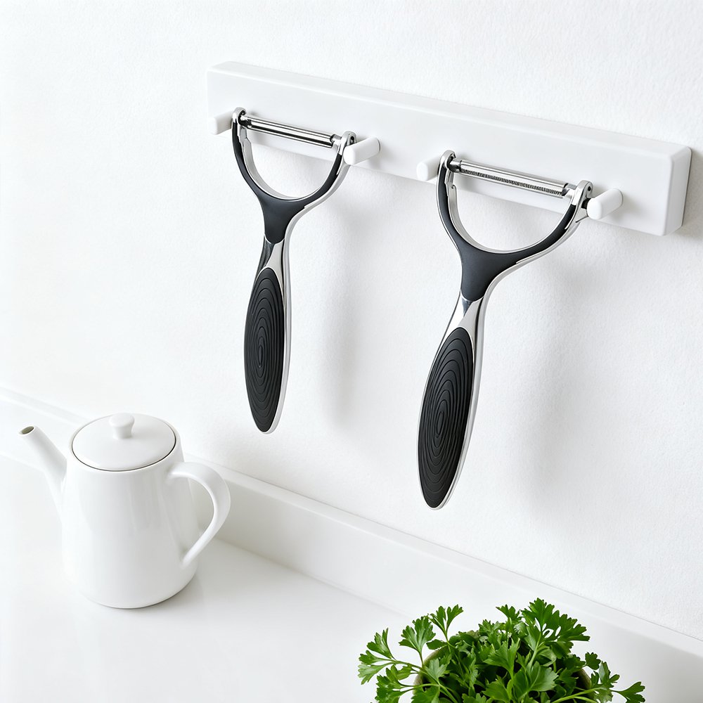 持ちやすい人間工学デザインのピーラー