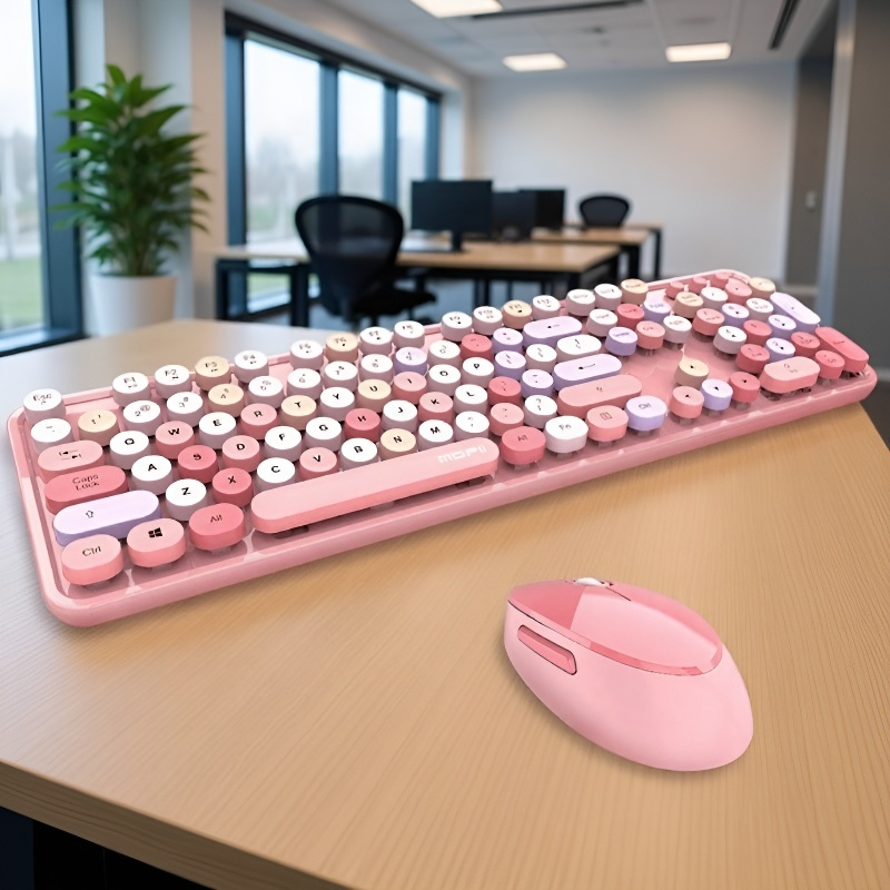 Clavier sans fil compact pour bureau moderne