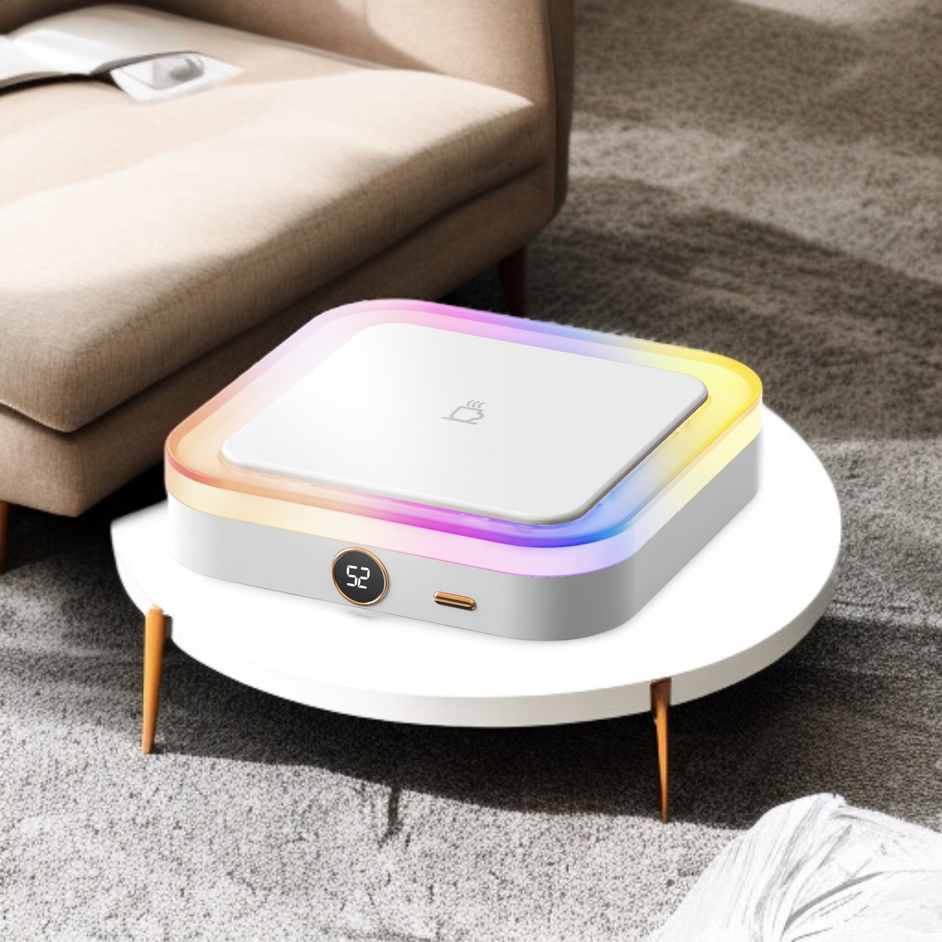 Calentador de tazas multifuncional para varias bebidas, recomendado como regalo de Navidad