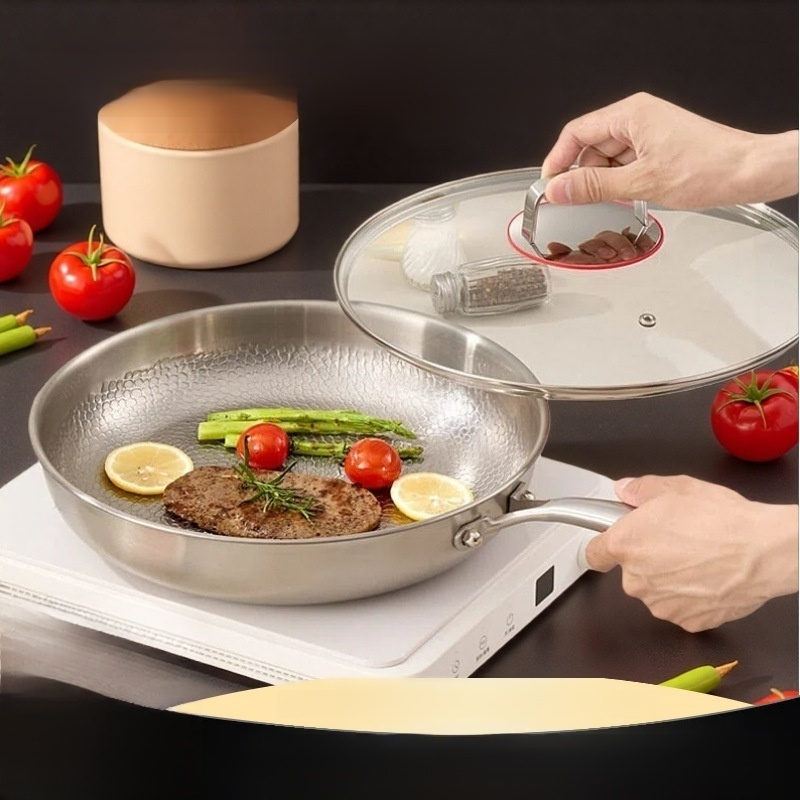 Uncoated Non-Stick Frying Pan