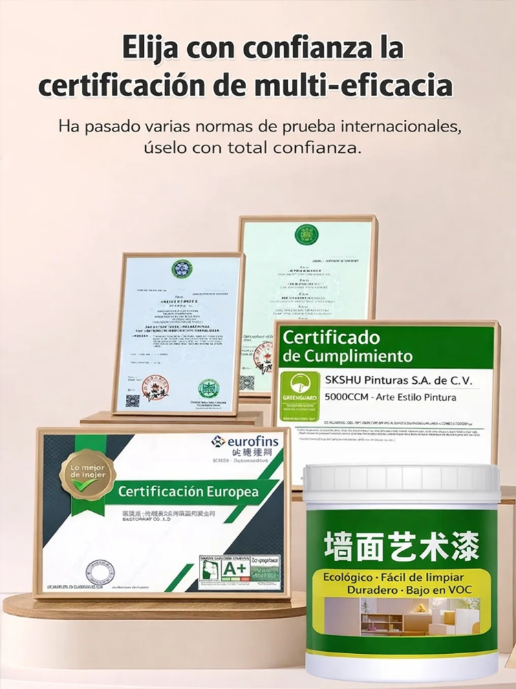Recubrimiento impermeable especial para interiores y exteriores con reparación automática de grietas