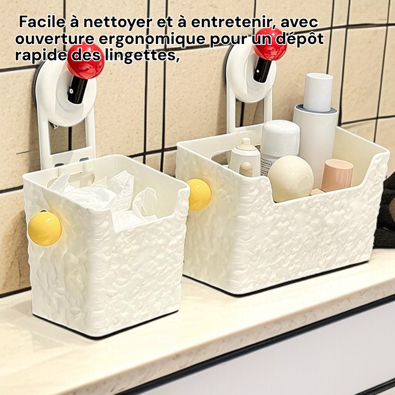 Boîte de rangement pour serviettes jetables de salle de bain