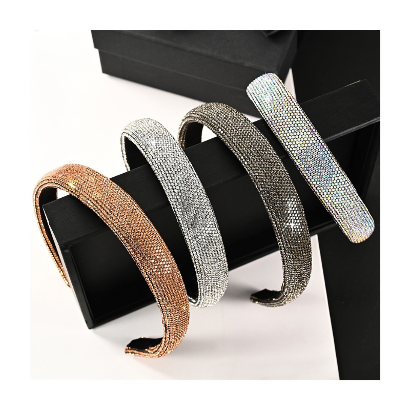 Luxurious diamond-encrusted headband