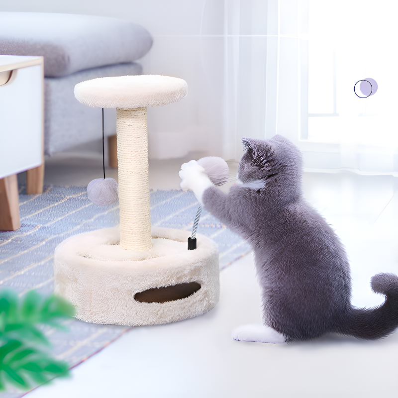 Small Rotating Cat Scratcher Toy