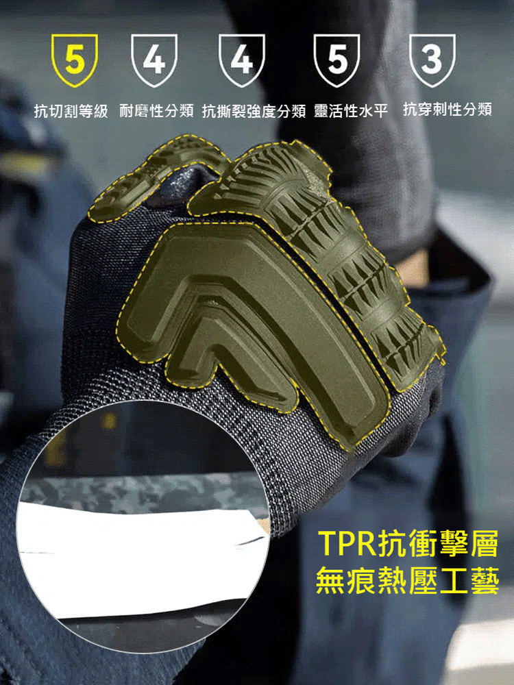 鐵競機械戰甲Pro防割戰術手套