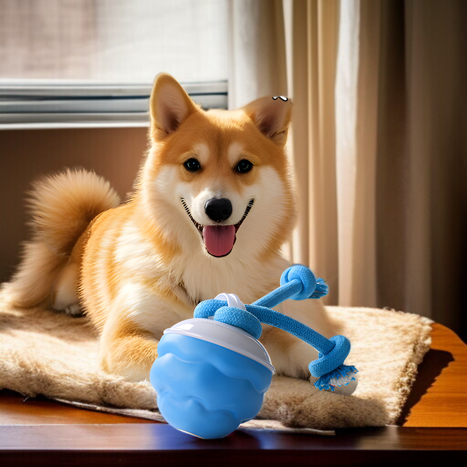 充電式犬用ボールスマート犬用おもちゃ、退屈を和らげるサウンドおもちゃ、自動転がり電気工芸品