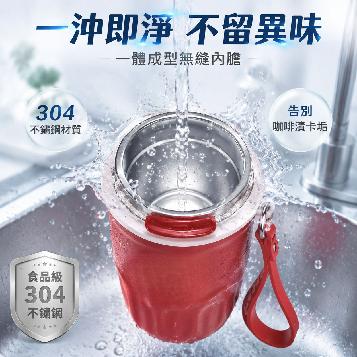 無縫內膽不鏽鋼保溫杯