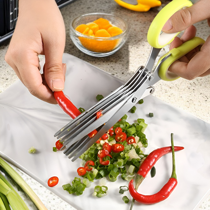 五層ネギ切りばさみ