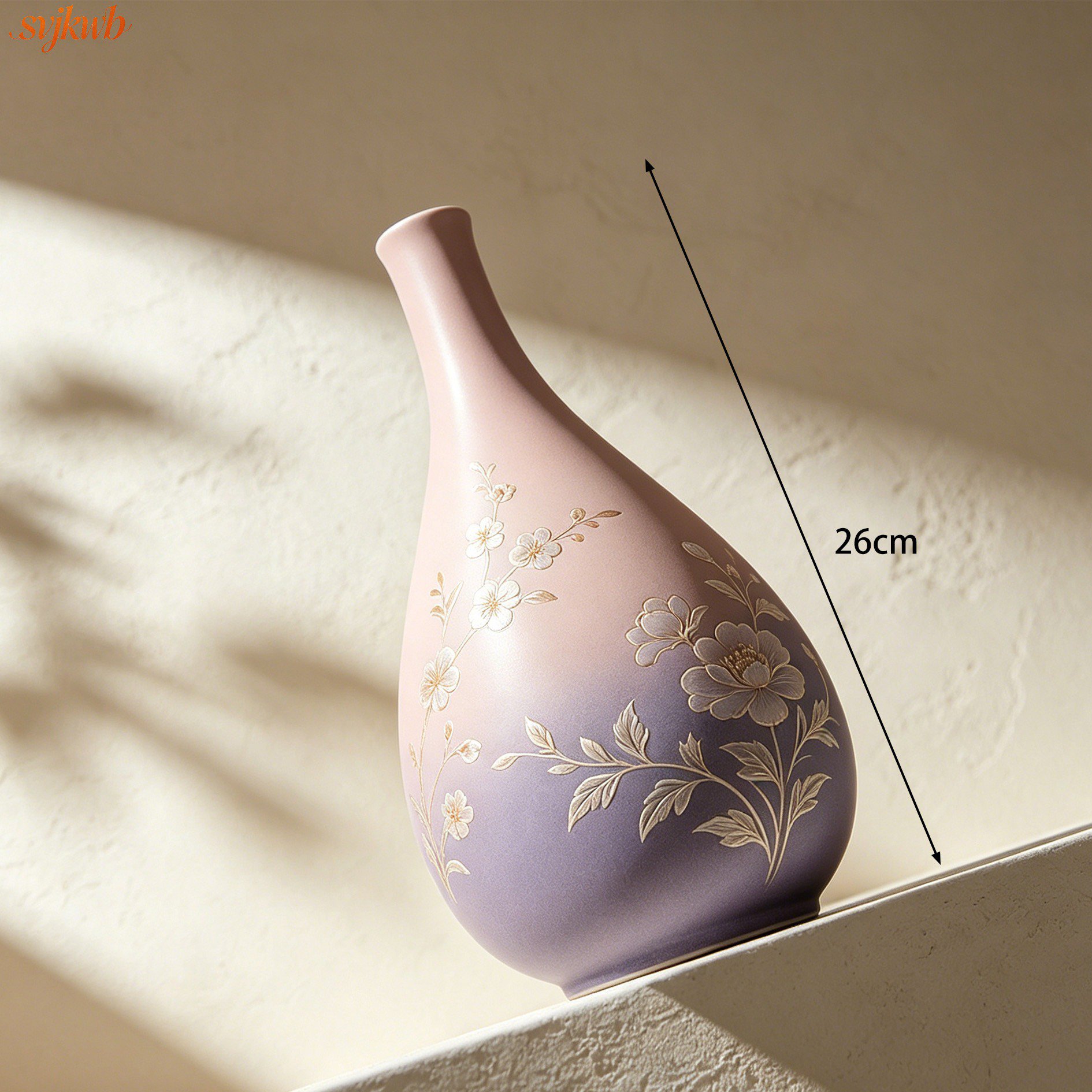 세련된 고급 병의 디테일 확대