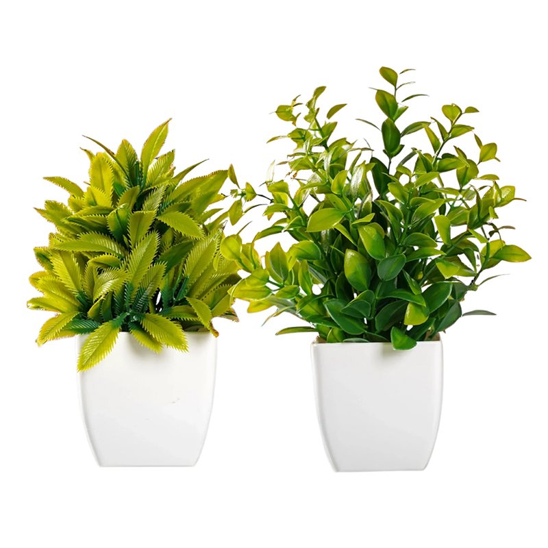 ラベンダーとローズマリーの鉢植え