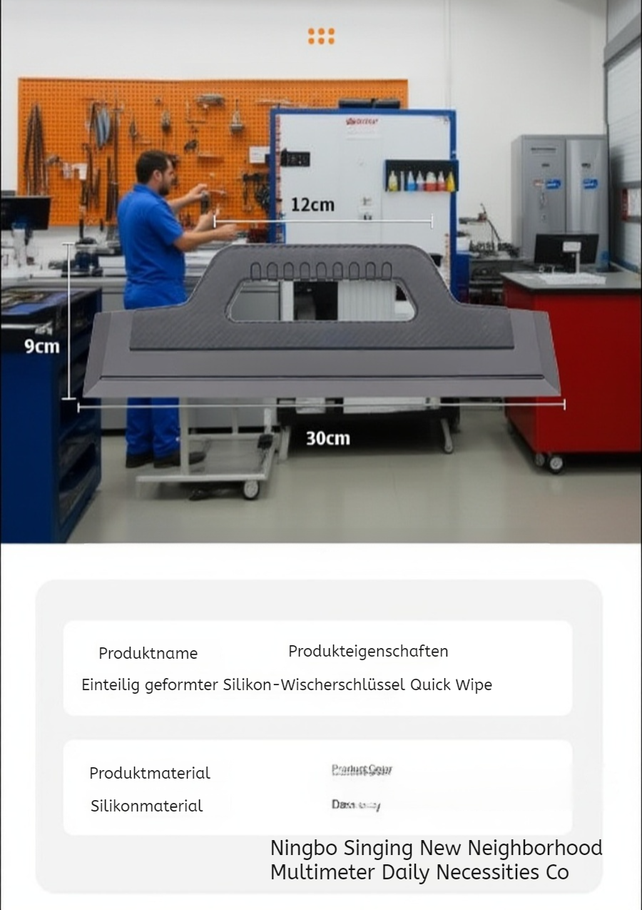 Auto reinigen mit Silikon Abzieher