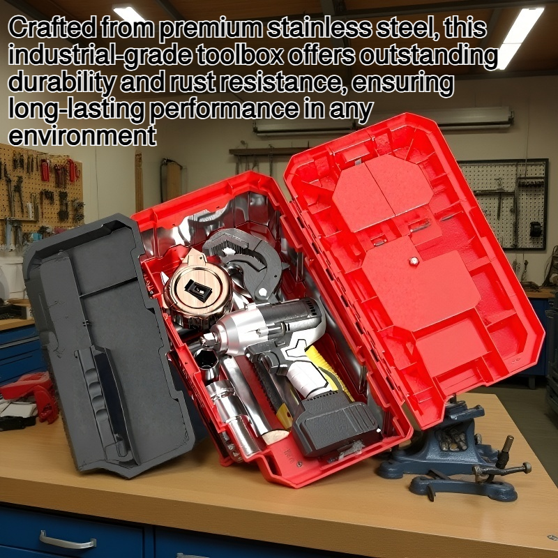 Stainless Steel Industrial Grade Multifunctional Vehicle-Mounted Large Tool Box