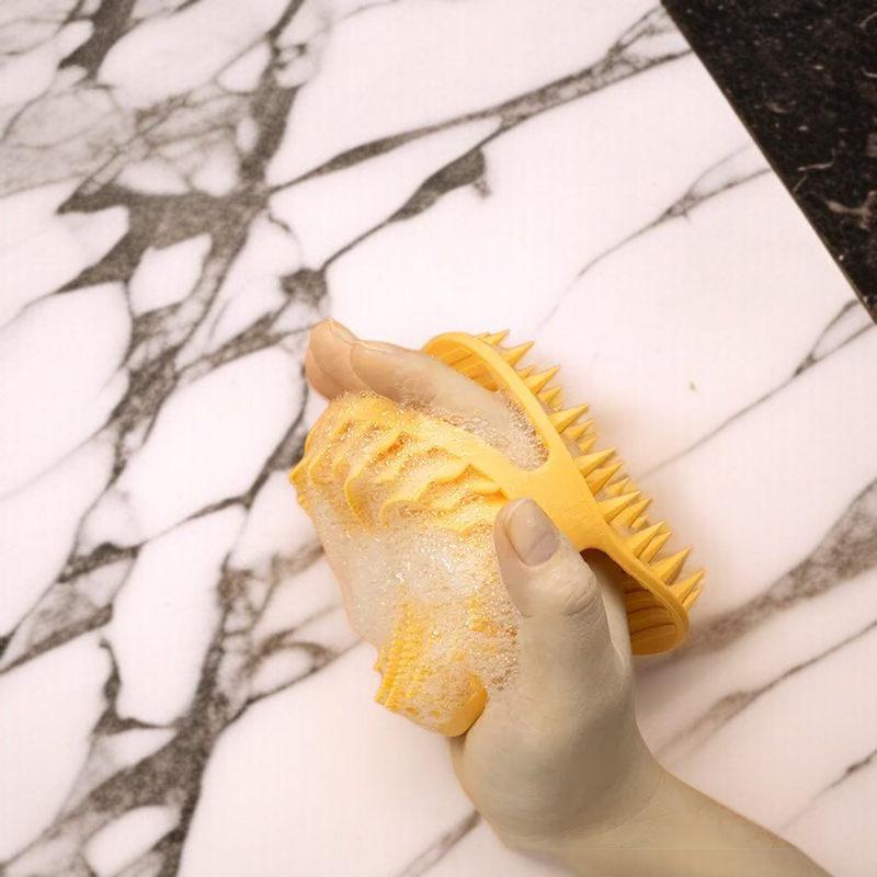 多用途シリコンシャワーブラシ・マッサージ両面タイプ