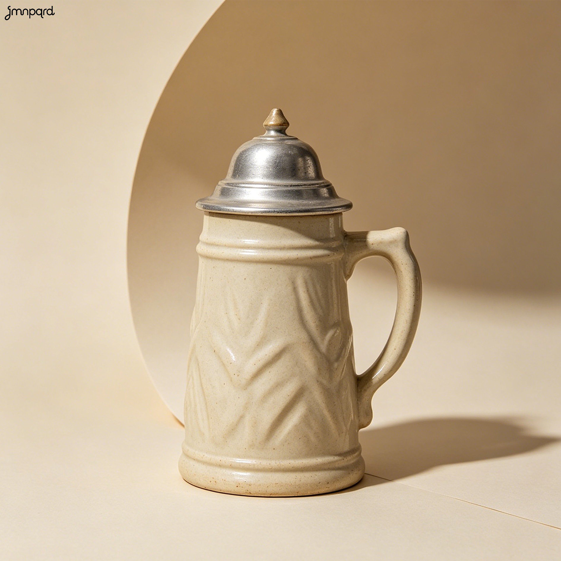 Jarras de cerveza de cerámica vintage (juego de 2)
