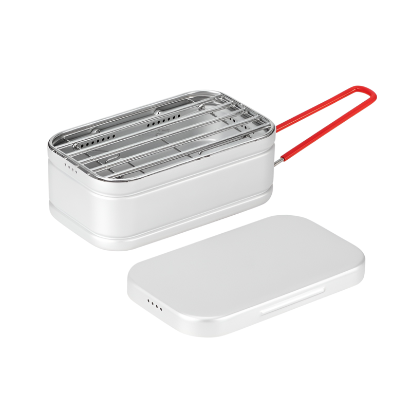 キャンプ用多機能アルミ弁当箱