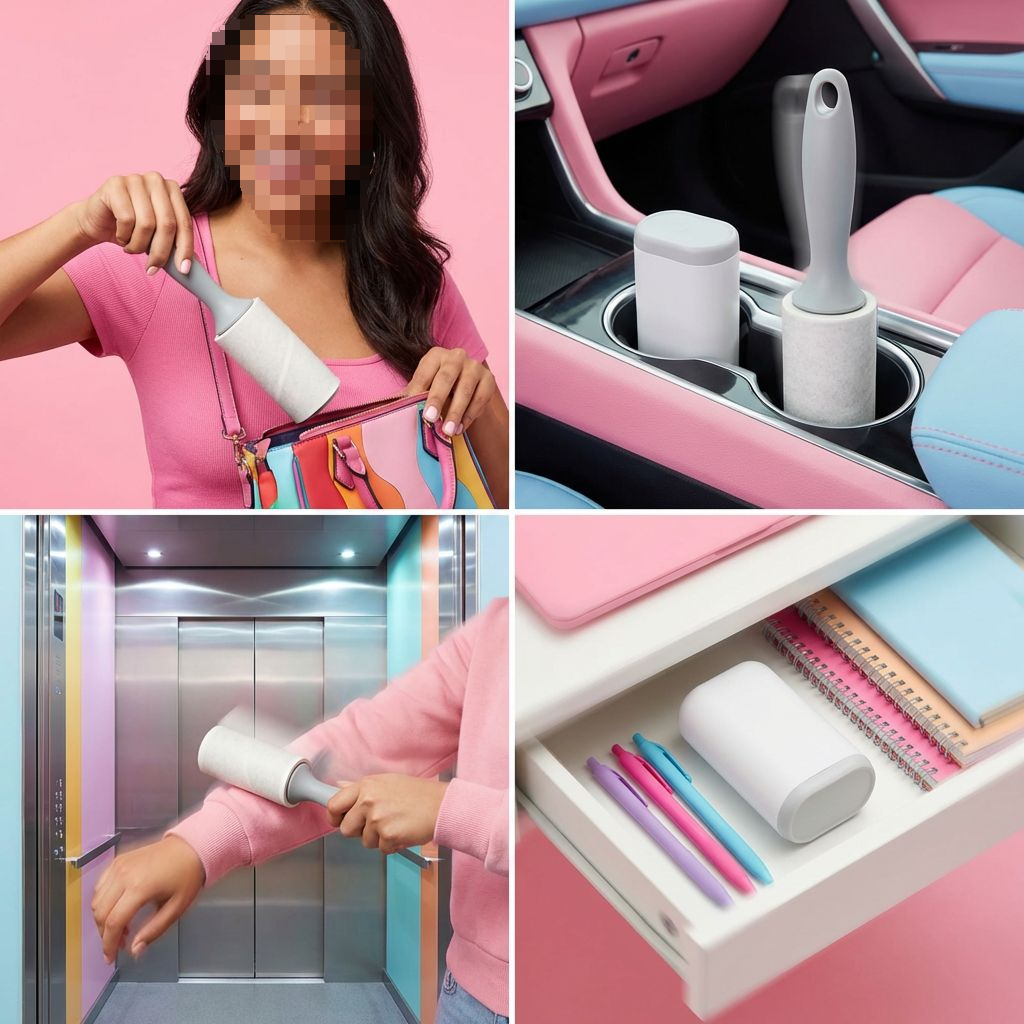 Lint Roller with Refill Paper