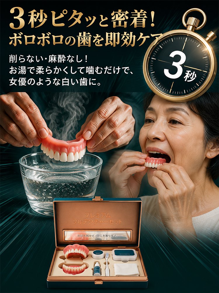 【自宅でも本格サロン級！】デンタルケアキット